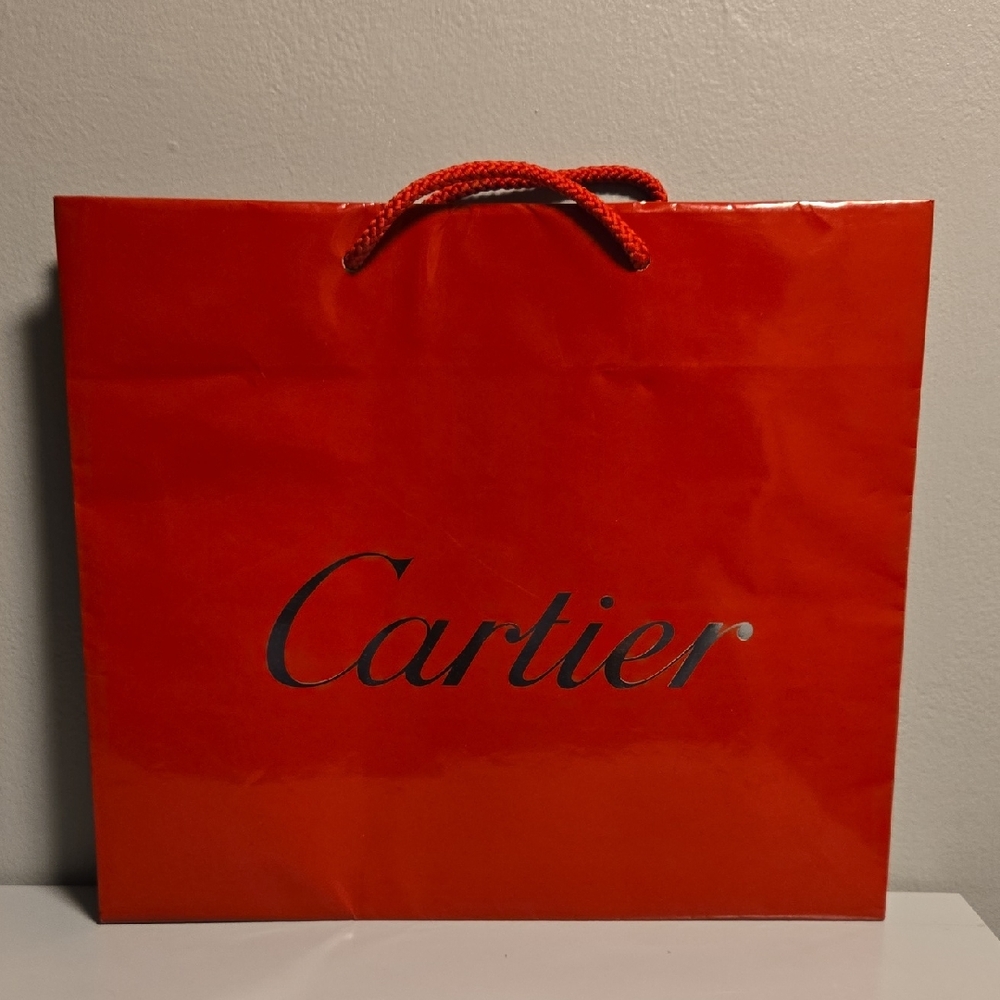 Cartier Red Shopping Bag